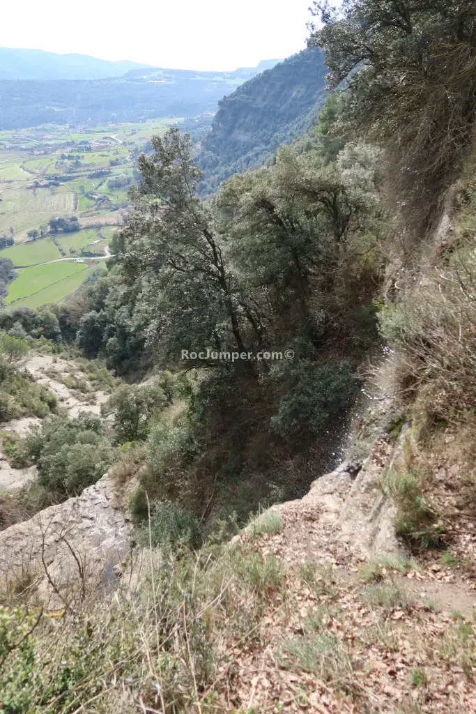Barranco de Centelles o Torrent de Font Calenta o Riera de Marcó por Vía Ferrata Baumes Corcades