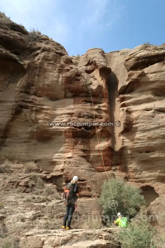 Barranco Castillejos de Luna Pizarra, Málaga Desequipado