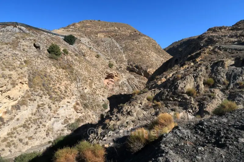 Barranco de la Mina o Barranco de los Morenos + Mina de Geoda