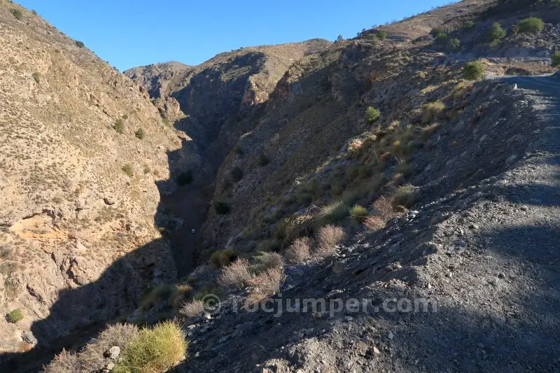 Barranco de la Mina o Barranco de los Morenos + Mina de Geoda