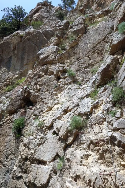 Barranco Raja de la Ferrata del Chorro