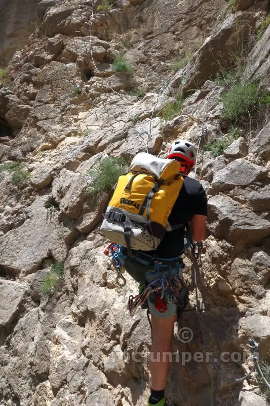 Barranco Raja de la Ferrata del Chorro