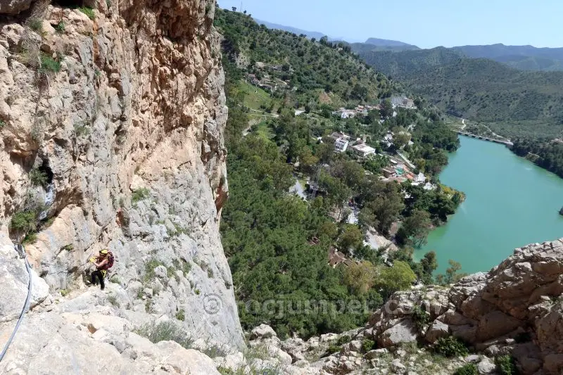 Barranco Raja de la Ferrata del Chorro