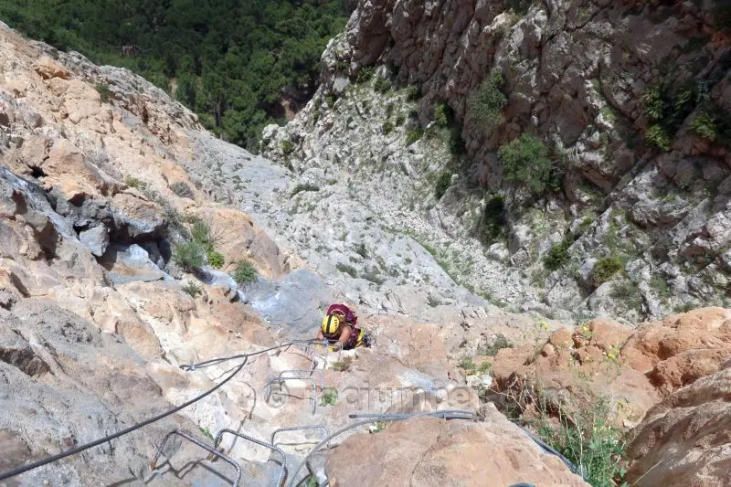 Barranco Raja de la Ferrata del Chorro