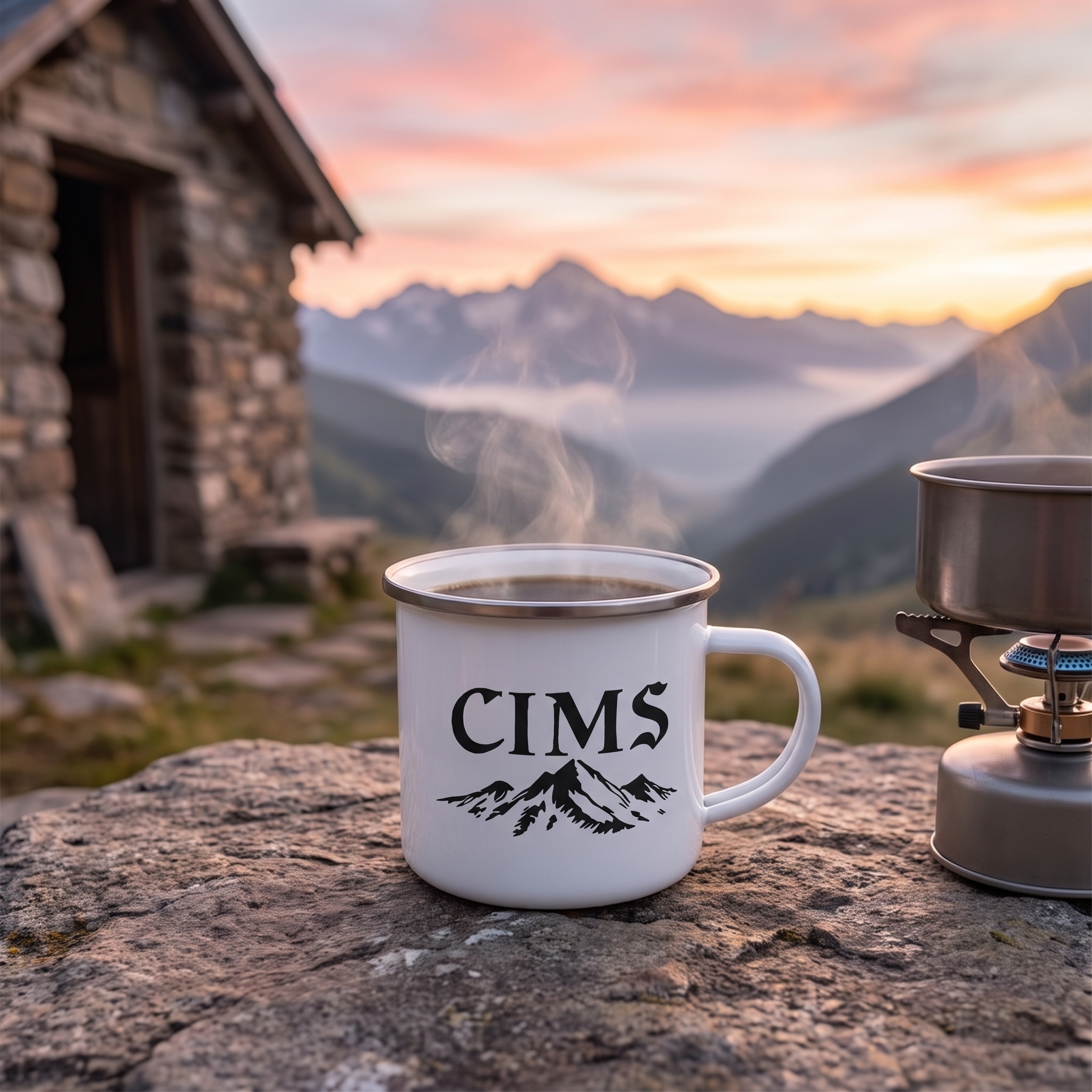 CIMS Enamel Camp Mug