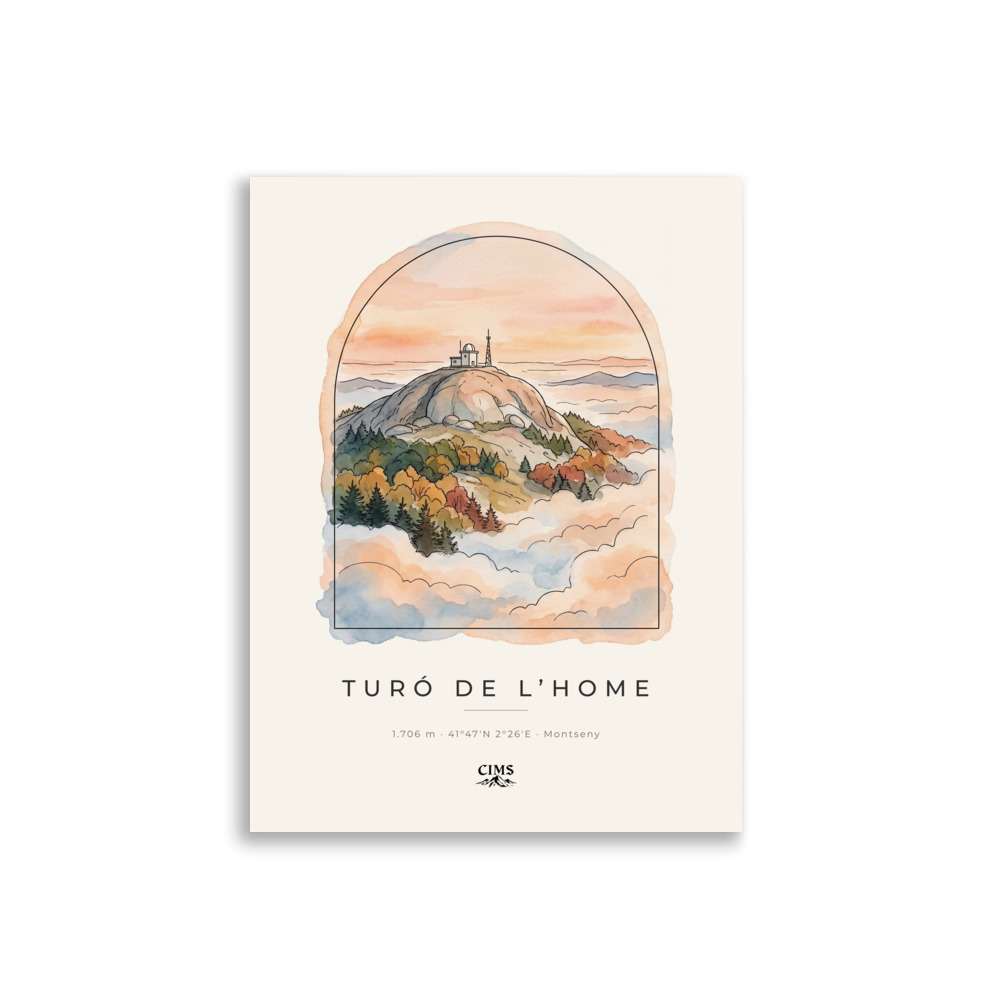 Pòster Turó de l’Home 30×40